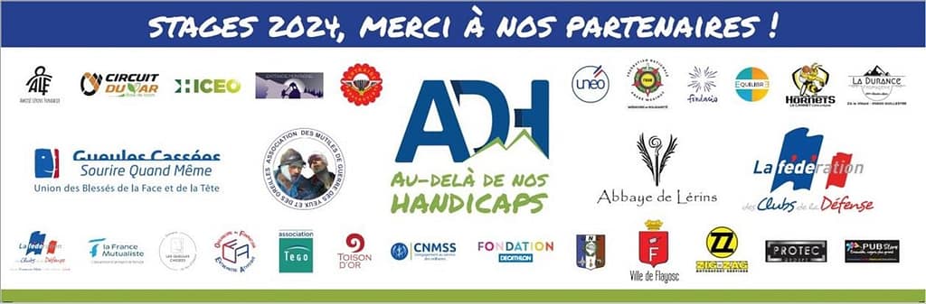 stages 2024 partenaires affiche asso ADH