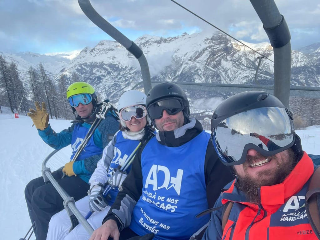 Association Au delà de nos handicaps Stage ski adapté V du 1er au 8 février 2026 (8)
