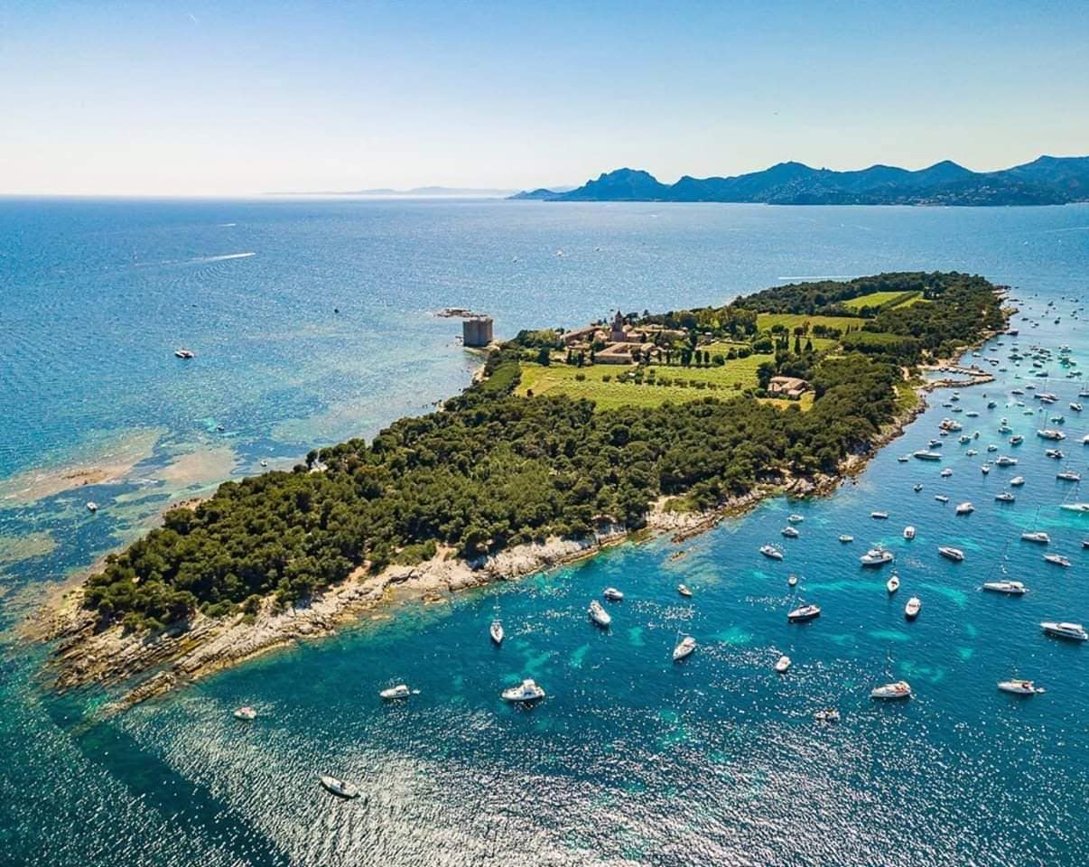 Page OBJECTIFS 2019 Saint Honorat Ile vue dessus