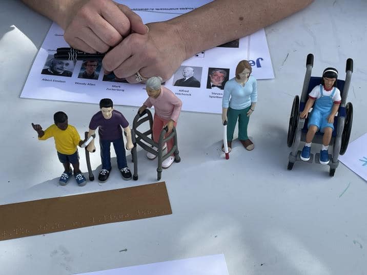 personnages ADH sensibilisation handicap